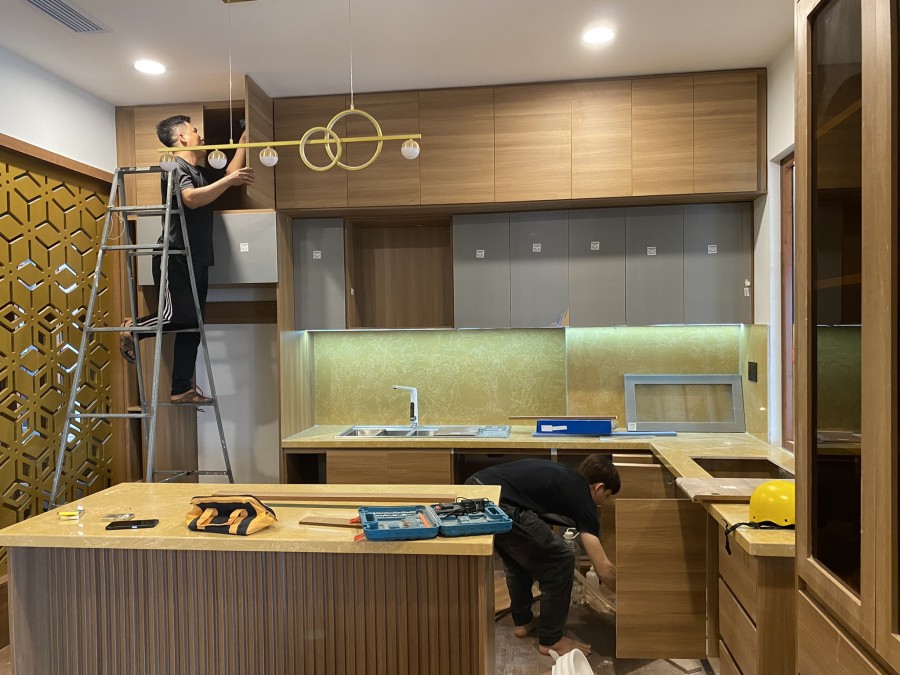 Cảm biến vẫy tay tủ bếp